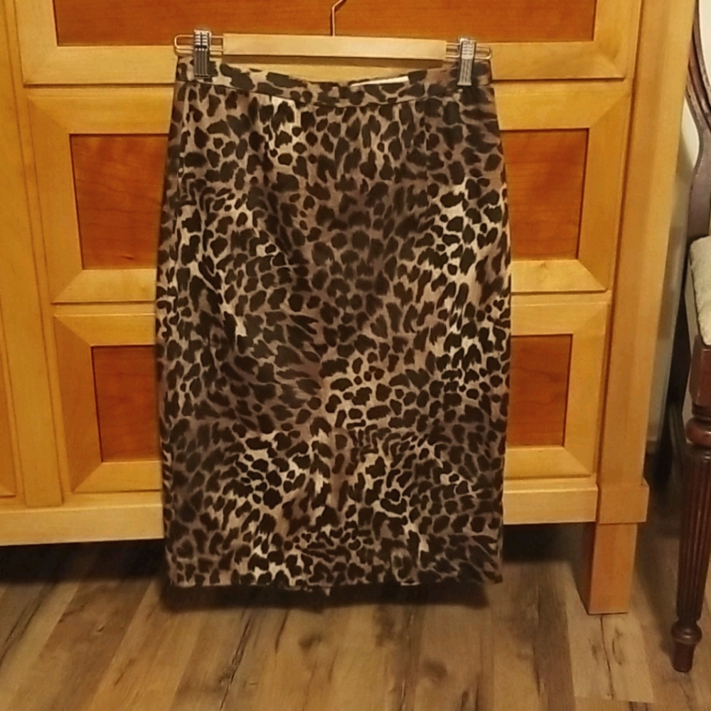 MICHAEL Michael Kors leopard pencil skirt